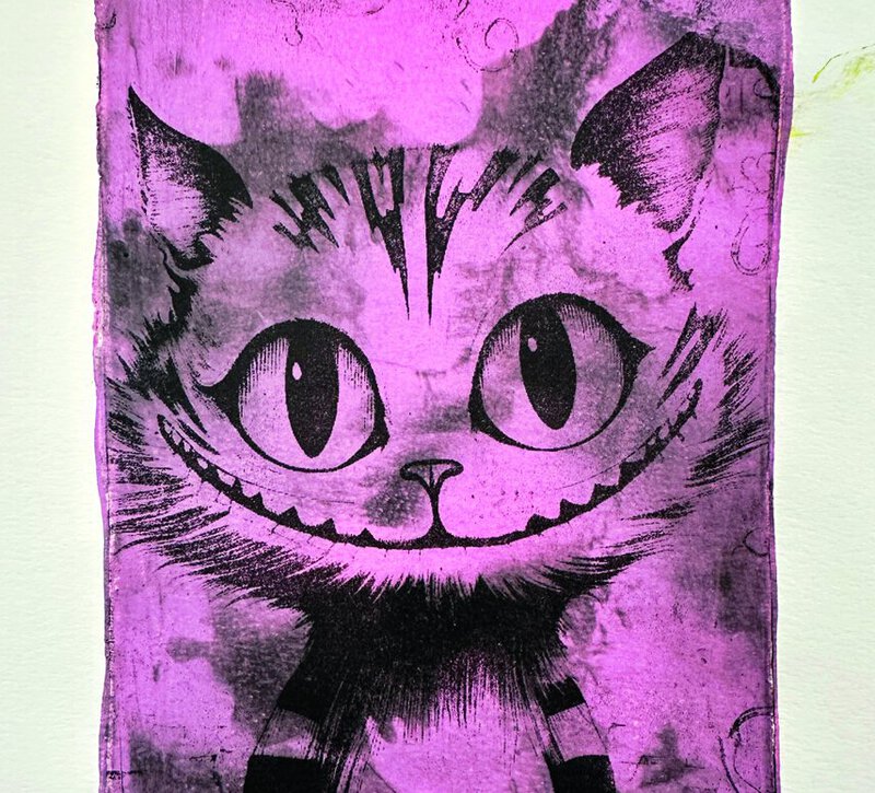 Drucken mit der Gelplatte (Gelli-Plate)