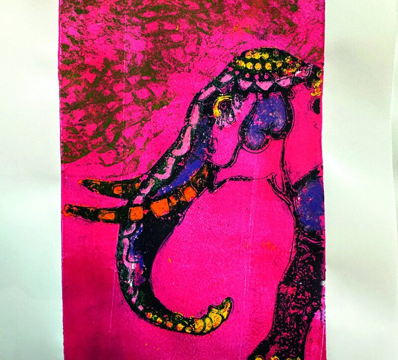 Drucken mit der Gelplatte