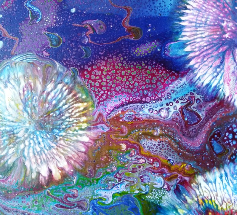 Acryl Pouring