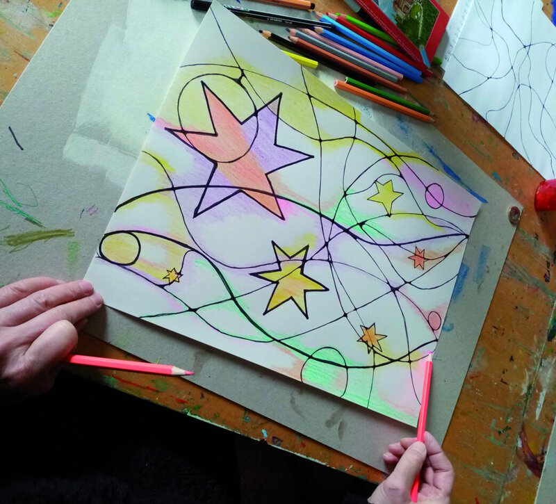 Neurokunst trifft Neugierige