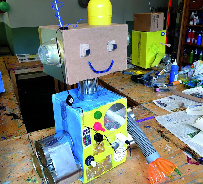 Schrott-Roboter bauen