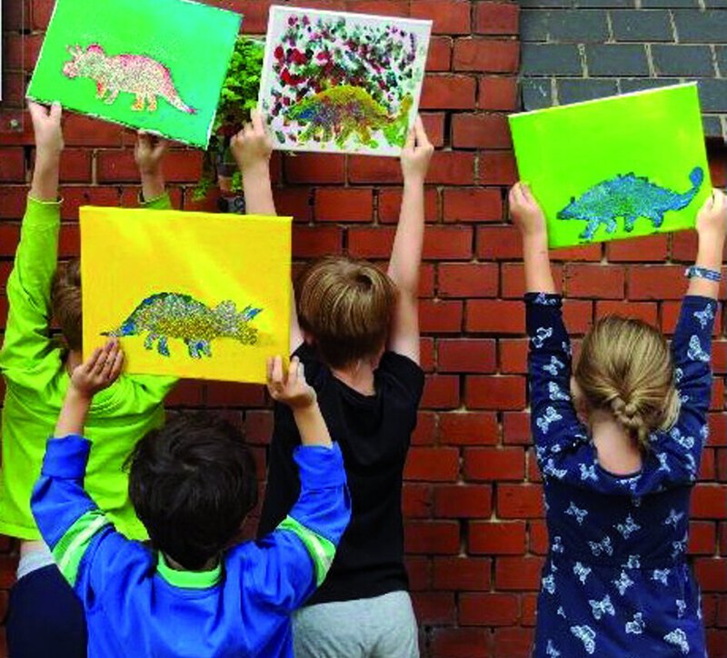 Dinosaurier malen