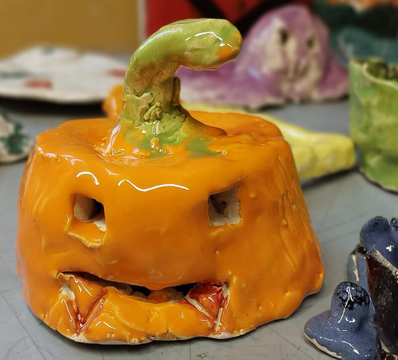 Töpfern für Halloween