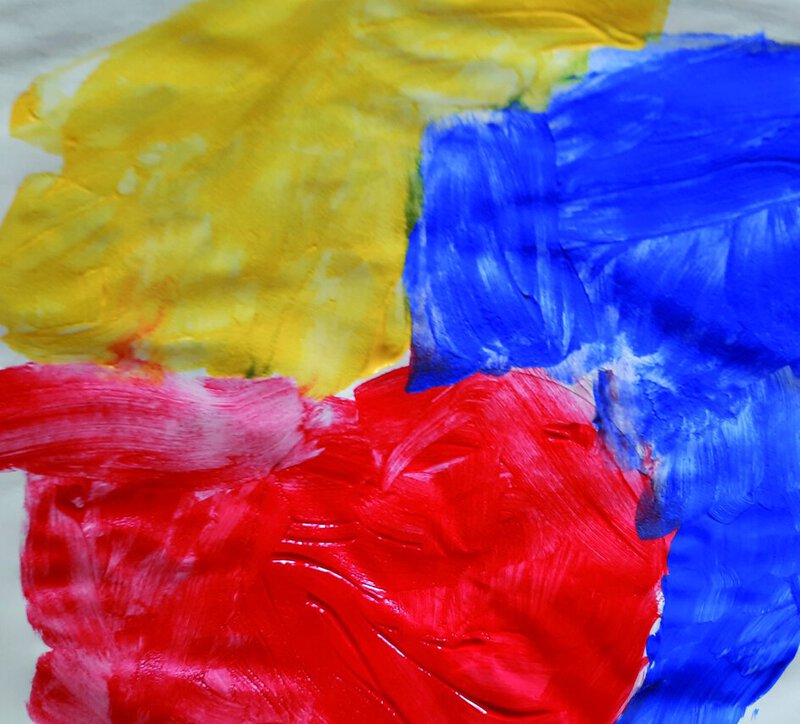 Kleines buntes Malatelier